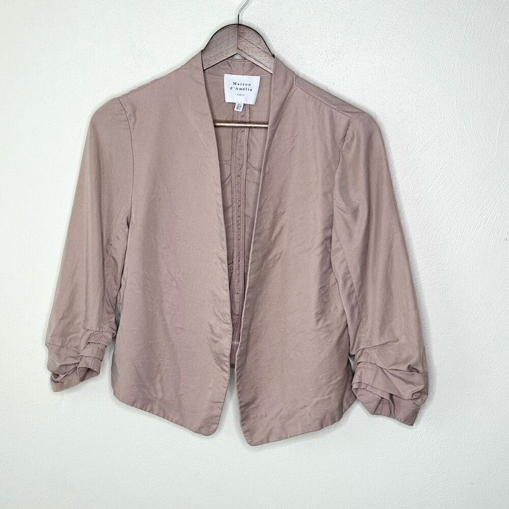 Maison d’Amelie open front blazer in Light Pink - Women’s US S